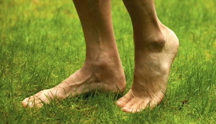 barefoot walking